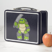 Lunch Box Turtle as Warrior with Sword (En situation)