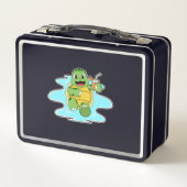 Lunch Box Turtle with Drink in Water (Dos)