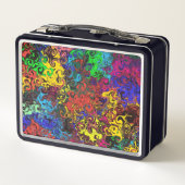 Lunch Box Twirlers colorés Abstraits / (Dos)