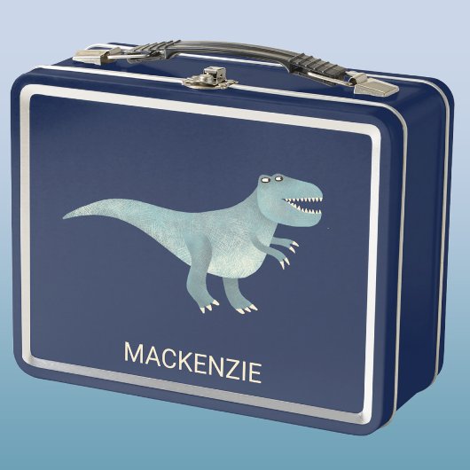 Lunch Box Tyrannosaurus Rex Dinosaur Personalized