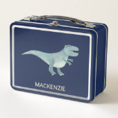 Lunch Box Tyrannosaurus Rex Dinosaur Personalized (Devant)
