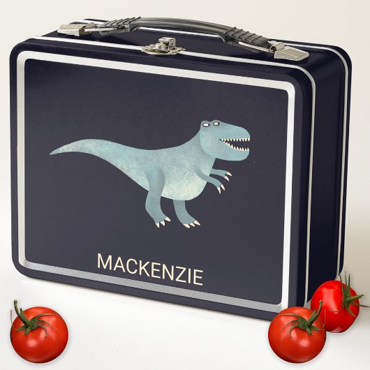 Lunch Box Tyrannosaurus Rex Dinosaur Personnalisé