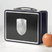 Lunch Box Ukraine Trident Gyrfalcon Crest Silver Look (En situation)
