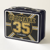 Lunch Box Ullmark de hockey de Boston 35 (Dos)
