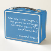 Lunch Box Un arbre dans le brouillard avec monogramme et cit (Dos)