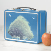 Lunch Box Un arbre dans le brouillard avec monogramme et cit (En situation)