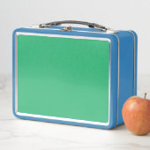 Lunch Box un arrière - plan vert avec une bordure blanche (En situation)