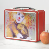 Lunch Box Un clown doux jouant du violon (En situation)
