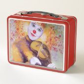 Lunch Box Un clown doux jouant du violon (Dos)