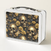 Lunch Box Un crâne et une série Rose 8 (Dos)