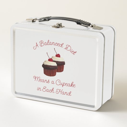 Lunch Box Un cupcake double chocolat délicieux et équilibré (Devant)