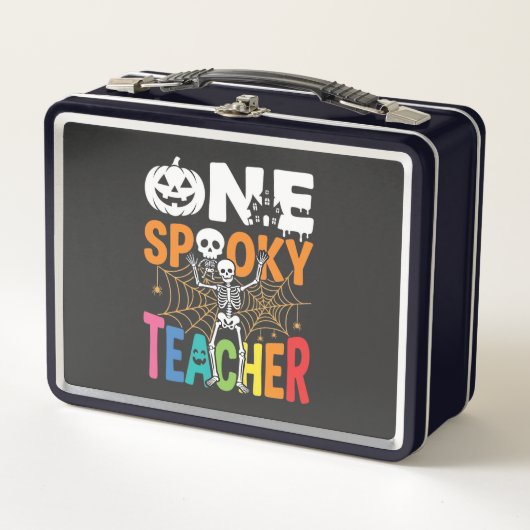 Lunch Box Un design de professeur effrayant pour Halloween_1 (Devant)
