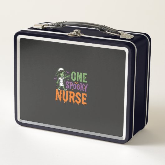 Lunch Box Un design d'Halloween d'infirmière effrayante (2)_ (Devant)