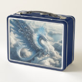 Lunch Box Un dragon superbe entouré de nuages (Dos)