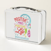Lunch Box Un esprit positif Une vie positive Une citation in (Dos)