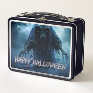 Lunch Box Un fantôme noir dans un paysage désarmé - Hallowee
