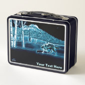 Lunch Box Un Loup Sur Neige (Dos)