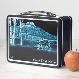 Lunch Box Un Loup Sur Neige