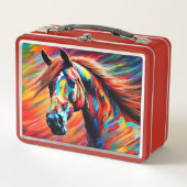 Lunch Box Un vrai poney peint (Devant)