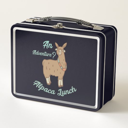 Lunch Box Une aventure ? Déjeuner Alpaca (Devant)