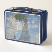 Lunch Box Une femme avec un parasol | Paysage français (Dos)