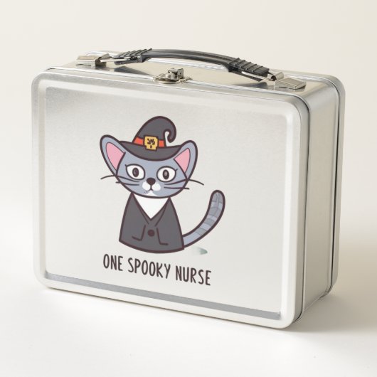 Lunch Box Une infirmière Éffrayante Chat - Fêtes Félines pou (Devant)