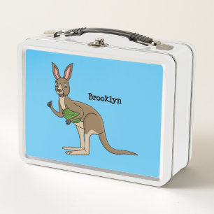 Lunch Box Une jolie illustration de kangourou australien