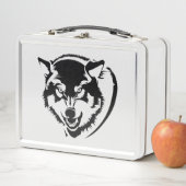 Lunch Box Une tête de loup (En situation)