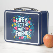 Lunch Box Une typographie vivante pour célébrer la joie des (En situation)