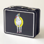 Lunch Box Unicorn at Swimming with Swim ring (Dos)