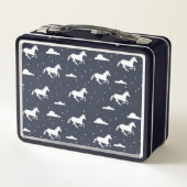 Lunch Box Unicorn Midnight Sky Motif personnalisé (Dos)
