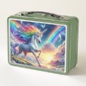 Lunch Box Unicorne arc-en-ciel (Dos)