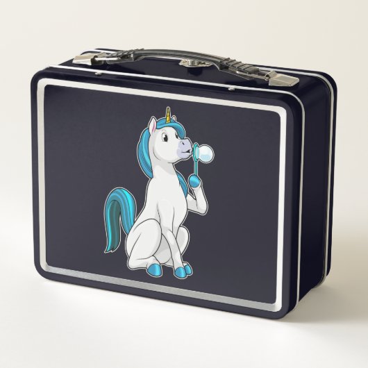Lunch Box Unicorne avec bulles de savon (Dos)