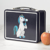 Lunch Box Unicorne avec bulles de savon (En situation)