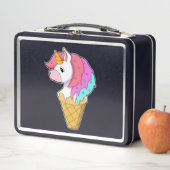Lunch Box Unicorne avec crème glacée (En situation)