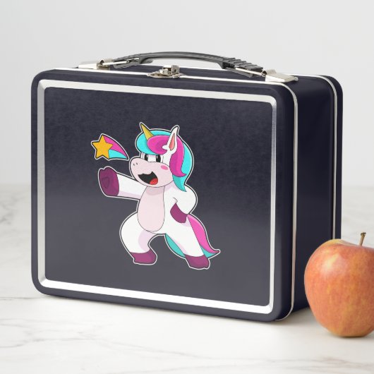 Lunch Box Unicorne avec étoile (En situation)