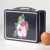 Lunch Box Unicorne avec gaufre Glace (En situation)