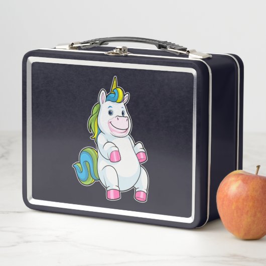Lunch Box Unicorne avec gros ventre (En situation)