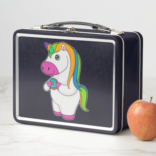 Lunch Box Unicorne Donut (En situation)
