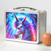 Lunch Box Unicorne en colère (En situation)