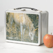 Lunch Box Unicorne personnalisée Forêt enchantée (En situation)