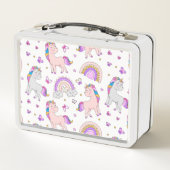 Lunch Box Unicorns Rainbows et Butterflies (Dos)