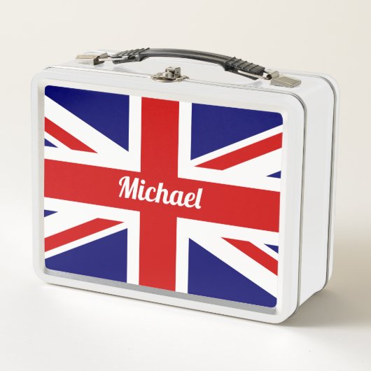 Lunch Box Union Jack - Drapeau du Royaume-Uni - Personnalisé (Devant)