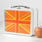 Lunch Box Union Jack orange (En situation)