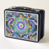 Lunch Box Univers Mandala Couleurs Psychédéliques (Dos)