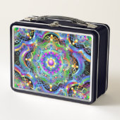 Lunch Box Univers Mandala Couleurs Psychédéliques (Devant)