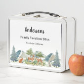 Lunch Box Vacances en famille bois forêt animaux cerfs (En situation)