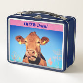 Lunch Box Vache Aminal De La Ferme (Devant)
