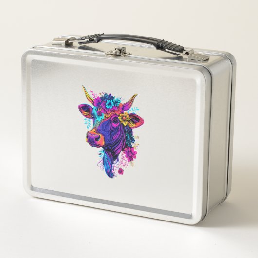 Lunch Box Vache esthétique Graphisme mignonne Vache femmes f (Devant)