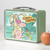 Lunch Box Vache et poulet à courir graphique (En situation)